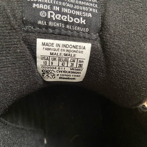 Basket Men Reebok 10US - Picture 5 of 5